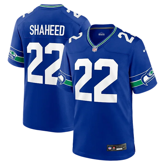 Zennovawear Rashid Shaheed Seattle Seahawks Alternate Game Jersey - Royal
