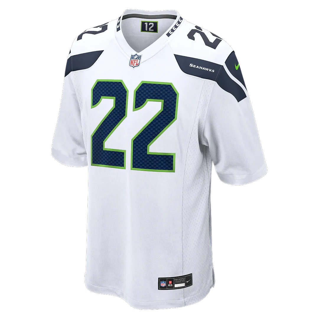 Zennovawear Rashid Shaheed Seattle Seahawks Game Jersey - White