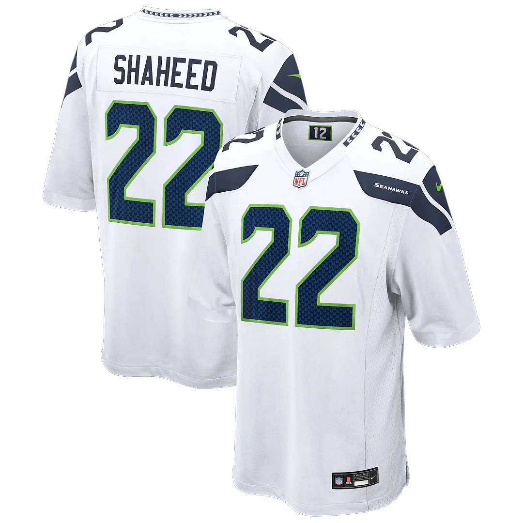 Zennovawear Rashid Shaheed Seattle Seahawks Game Jersey - White