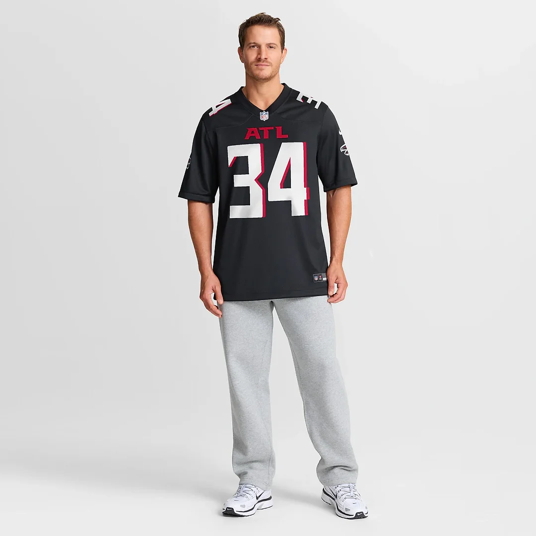 Zennovawear Ray Buchanan Atlanta Falcons Game Retired Player Jersey - Black