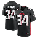 Zennovawear Ray Buchanan Atlanta Falcons Game Retired Player Jersey - Black