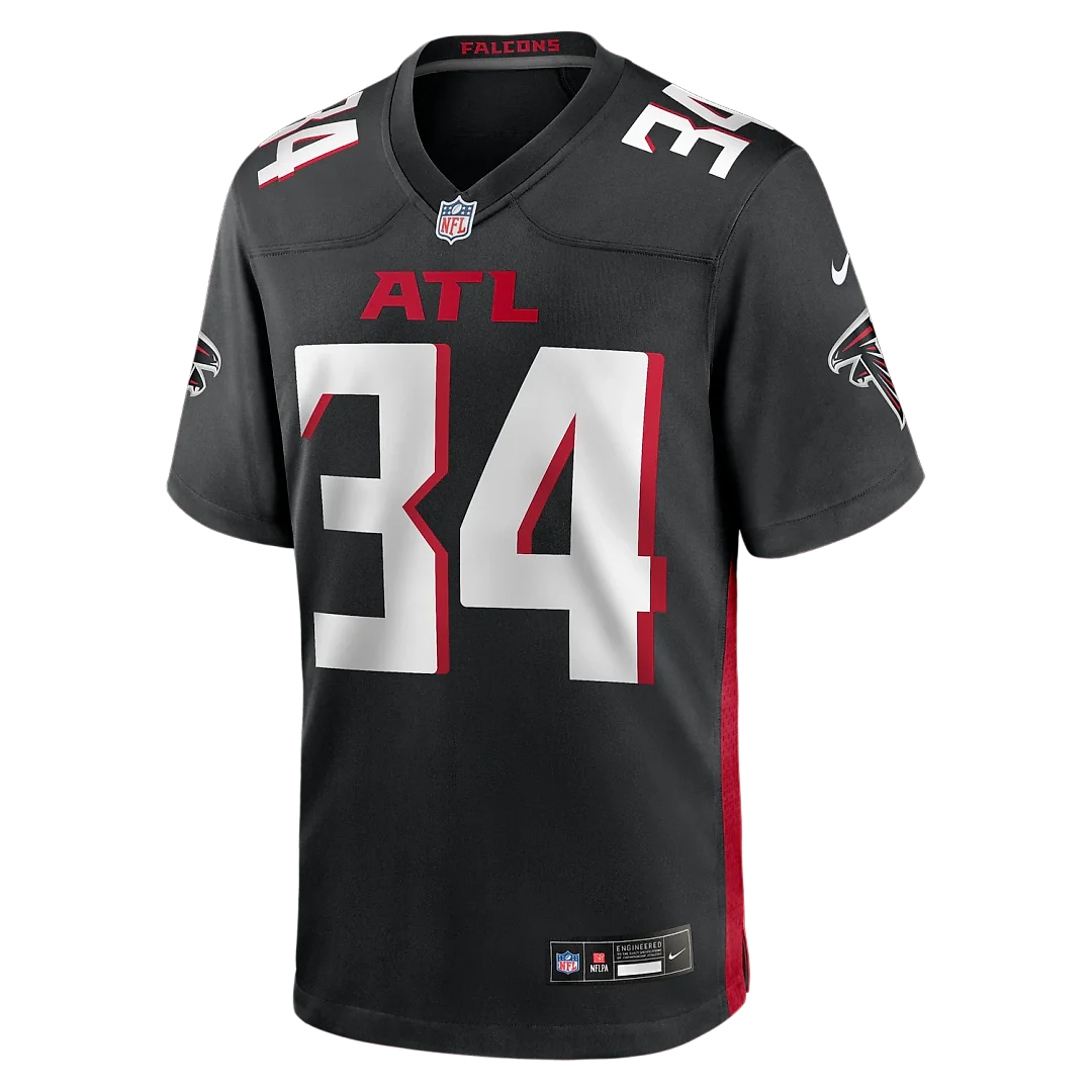 Zennovawear Ray Buchanan Atlanta Falcons Game Retired Player Jersey - Black