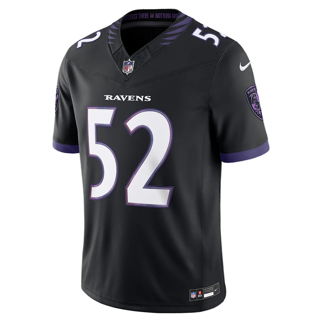 Zennovawear Ray Lewis Baltimore Ravens Alternate Vapor FUSE. Stitched Retired Player Limited Jersey - Black