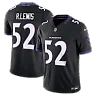Zennovawear Ray Lewis Baltimore Ravens Alternate Vapor FUSE. Stitched Retired Player Limited Jersey - Black