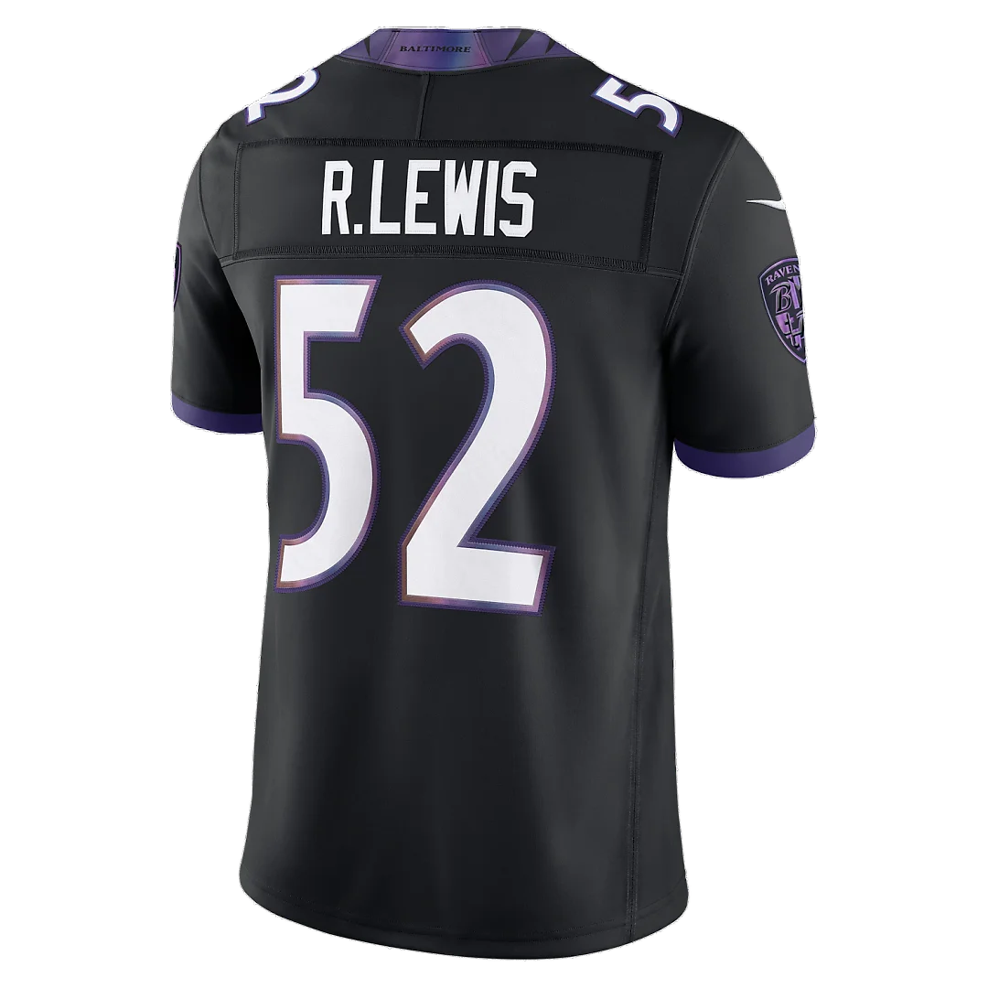 Zennovawear Ray Lewis Baltimore Ravens Alternate Vapor FUSE. Stitched Retired Player Limited Jersey - Black