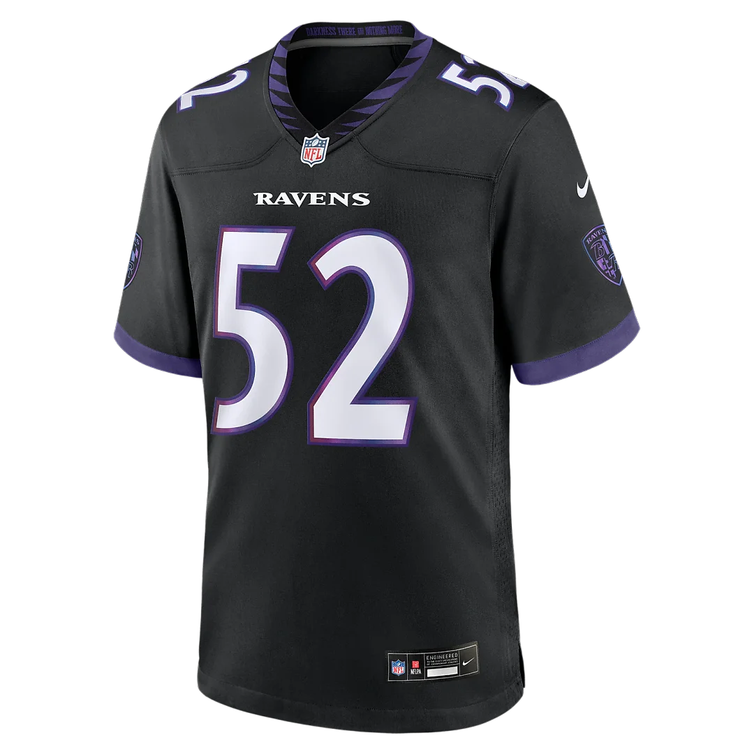 Zennovawear Ray Lewis Baltimore Ravens Alternate Retired Player Game Jersey - Black