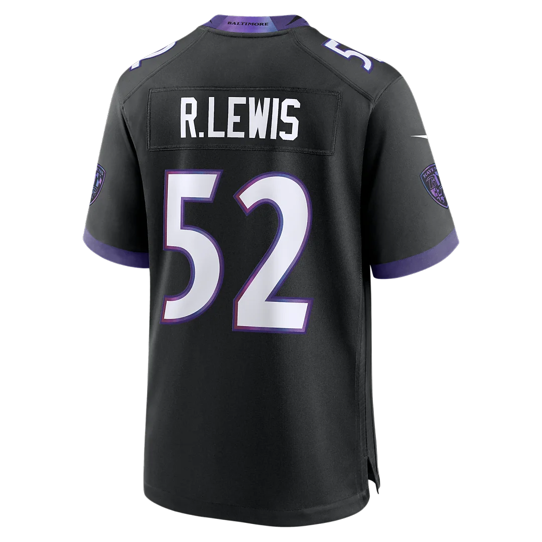 Zennovawear Ray Lewis Baltimore Ravens Alternate Retired Player Game Jersey - Black