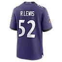 Zennovawear Ray Lewis Baltimore Ravens Team Retired Player Game Jersey - Purple