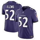 Zennovawear Ray Lewis Baltimore Ravens Vapor FUSE. Stitched Retired Limited Jersey - Purple