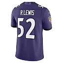 Zennovawear Ray Lewis Baltimore Ravens Vapor FUSE. Stitched Retired Limited Jersey - Purple
