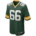 Zennovawear Ray Nitschke Green Bay Packers Game Retired Player Jersey - Green