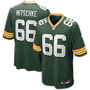 Zennovawear Ray Nitschke Green Bay Packers Game Retired Player Jersey - Green