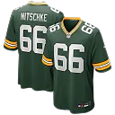 Zennovawear Ray Nitschke Green Bay Packers Game Retired Player Jersey - Green