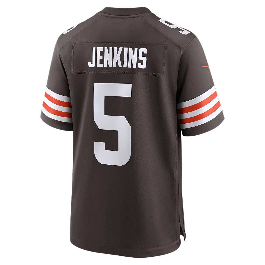 Zennovawear Rayshawn Jenkins Cleveland Browns Team Game Jersey - Brown