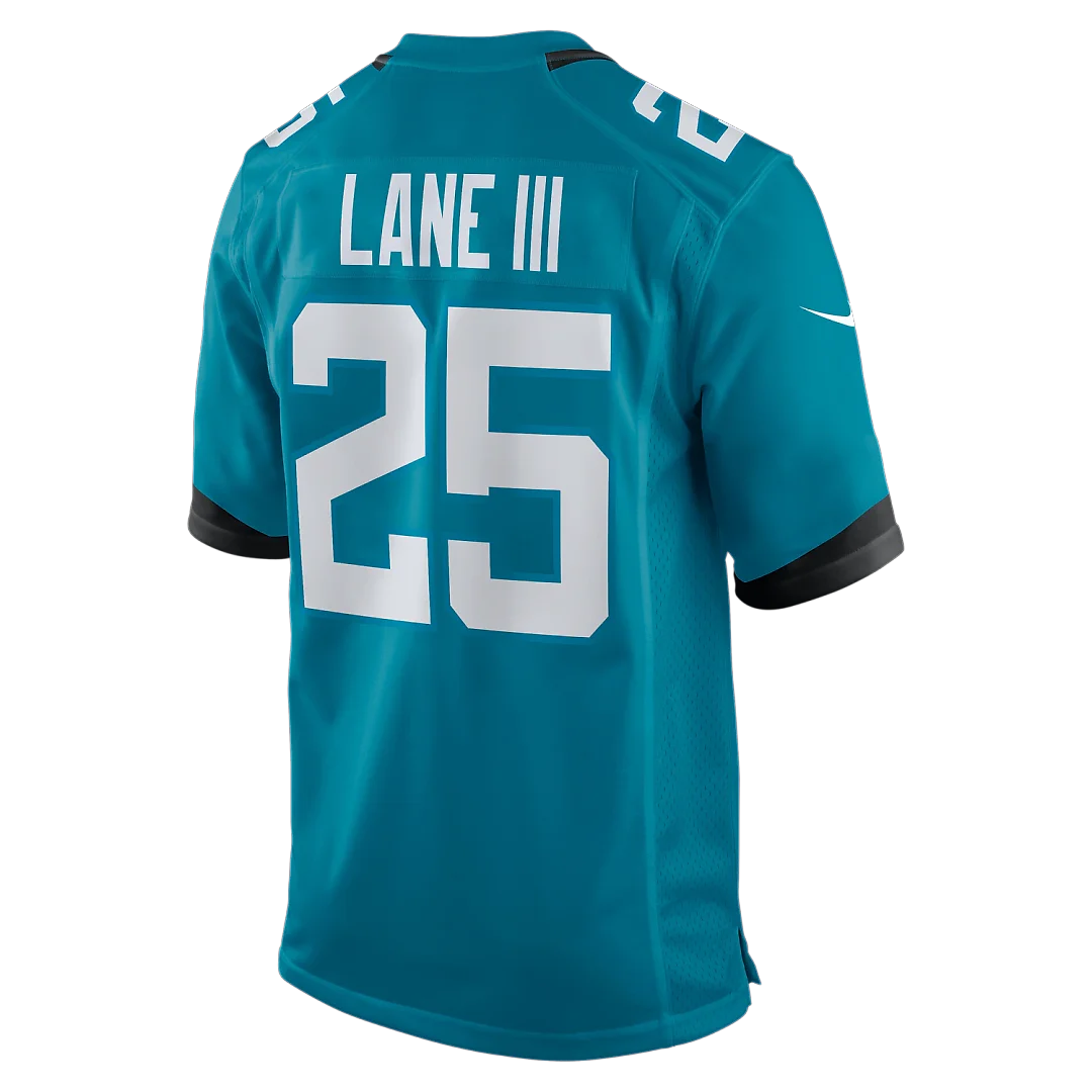 Zennovawear Rayuan Lane III Jacksonville Jaguars Team Game Jersey - Teal