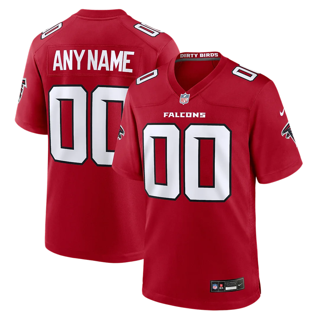 Zennovawear Atlanta Falcons Custom Game Jersey - Red