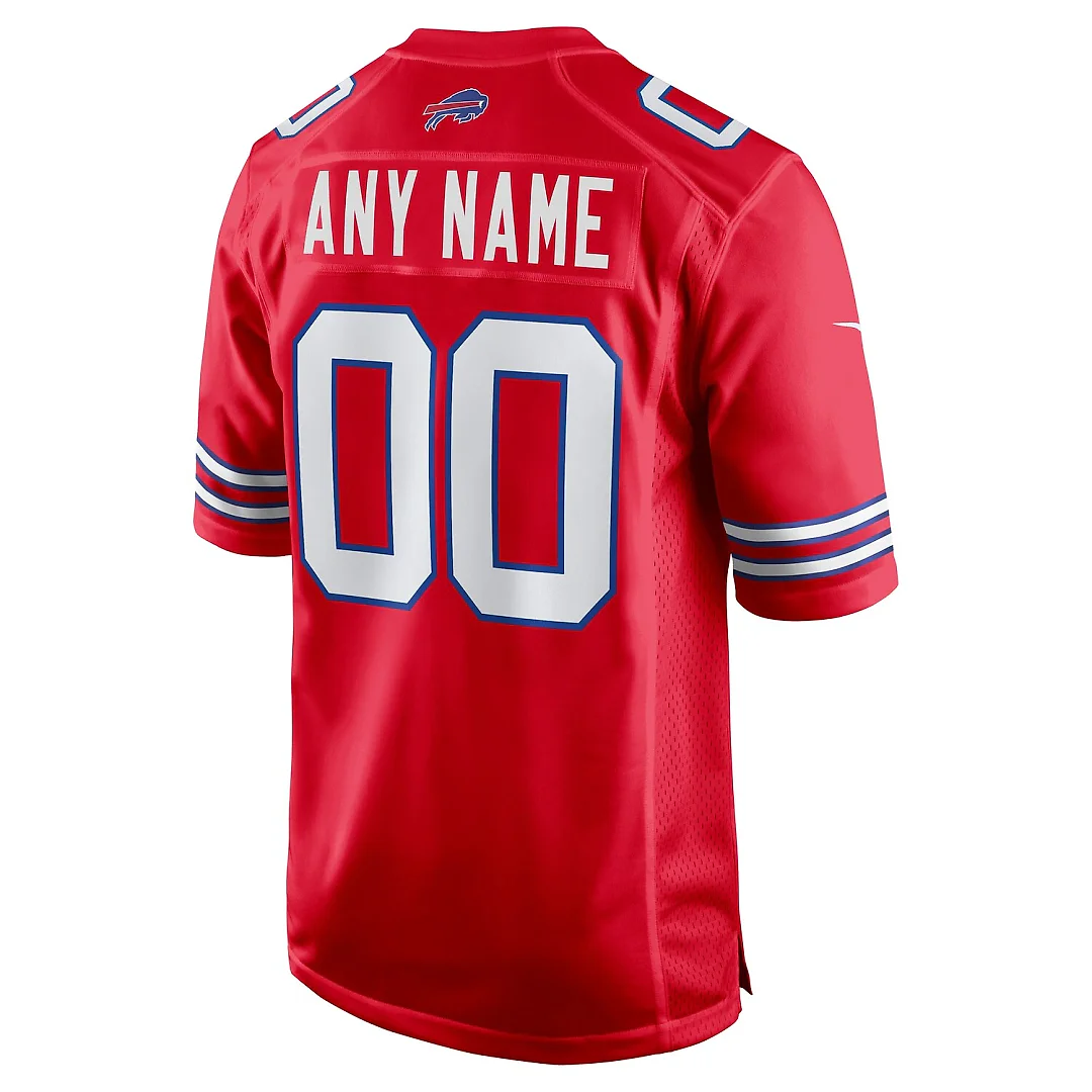 Zennovawear Buffalo Bills Alternate Custom Game Jersey - Red