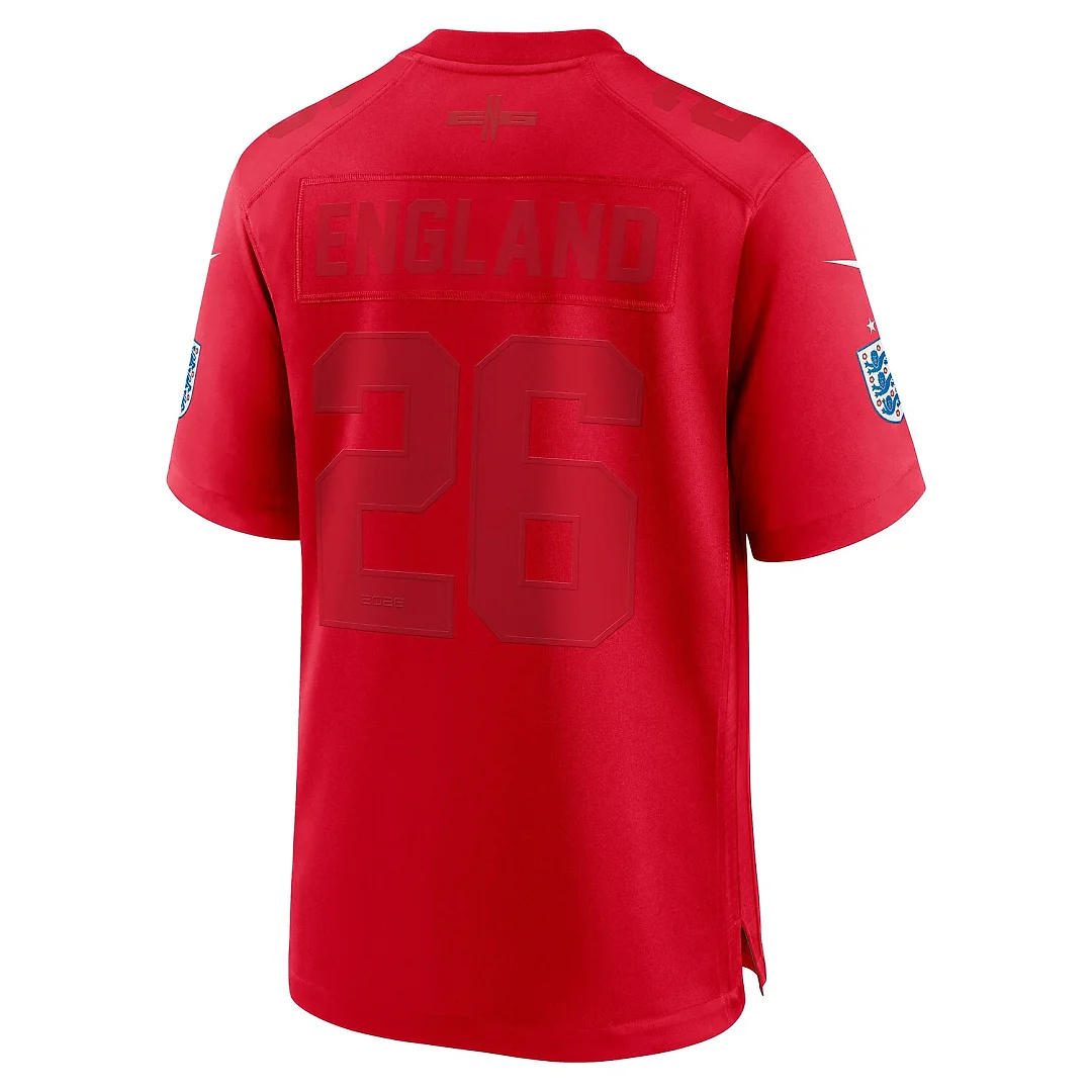 Zennovawear England National Team x NFL Game Jersey - Red