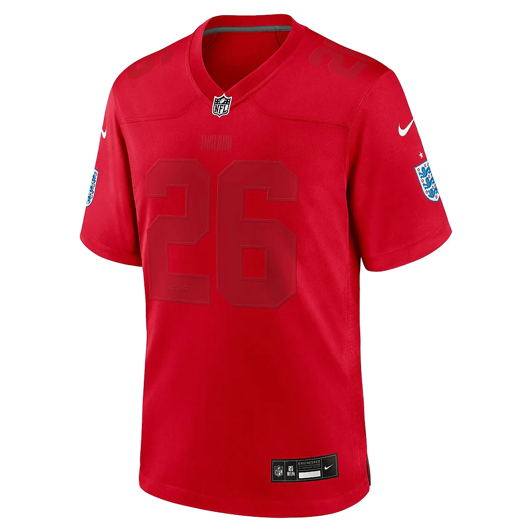 Zennovawear England National Team x NFL Game Jersey - Red