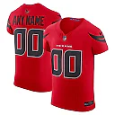 Zennovawear Houston Texans Alternate Vapor FUSE. Elite Custom Jersey - Red