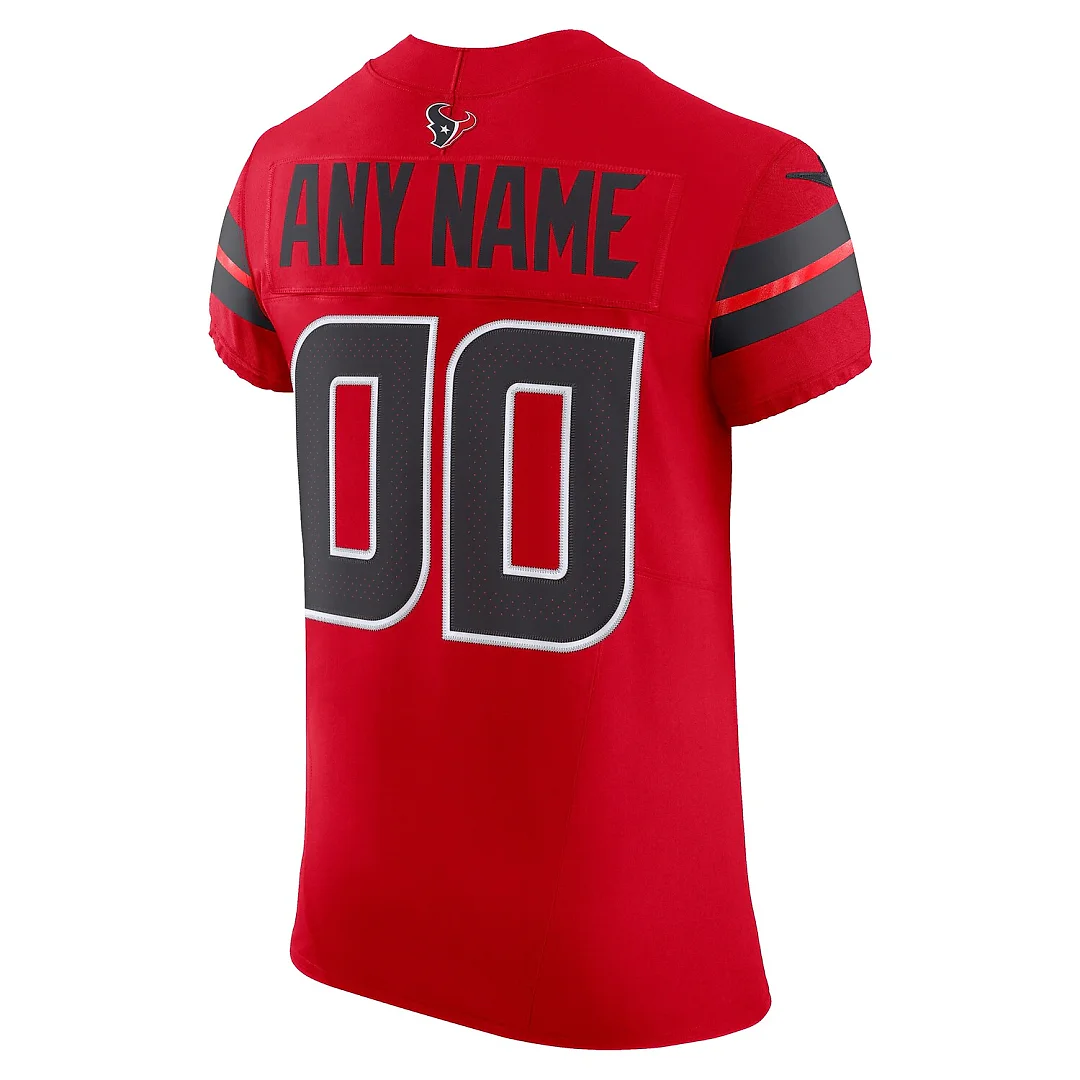 Zennovawear Houston Texans Alternate Vapor FUSE. Elite Custom Jersey - Red