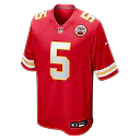Zennovawear Kansas City Chiefs 2026 NFL Draft First Round Pick No. 6 Team Game Jersey - Red