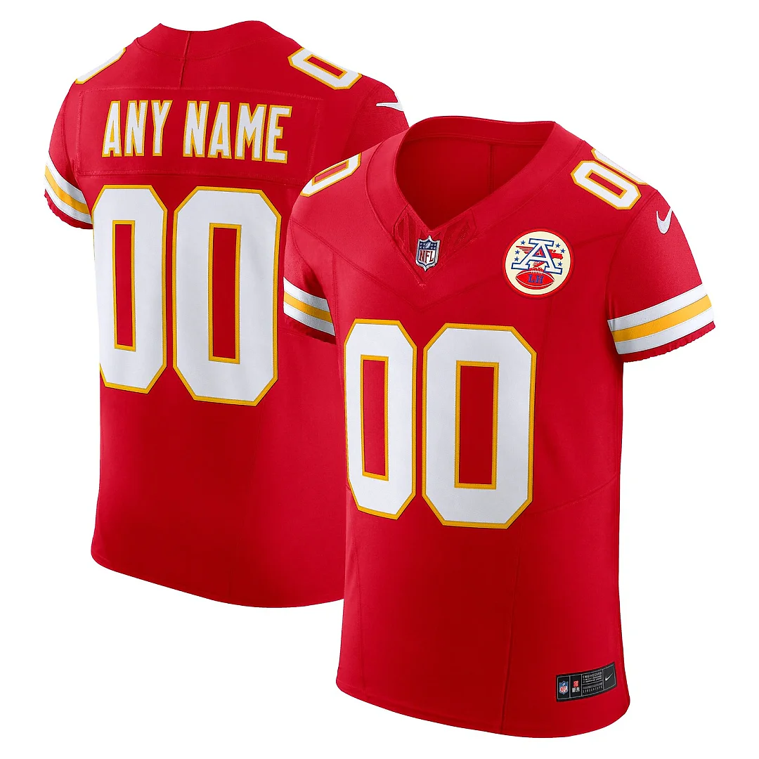 Zennovawear Kansas City Chiefs Vapor FUSE. Elite Custom Jersey - Red