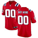 Zennovawear New England Patriots Alternate Custom Jersey - Red