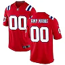 Zennovawear New England Patriots Alternate Custom Jersey - Red