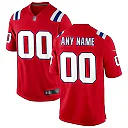Zennovawear New England Patriots Alternate Custom Jersey - Red