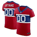 Zennovawear New York Giants Alternate Vapor FUSE. Elite Custom Jersey - Red