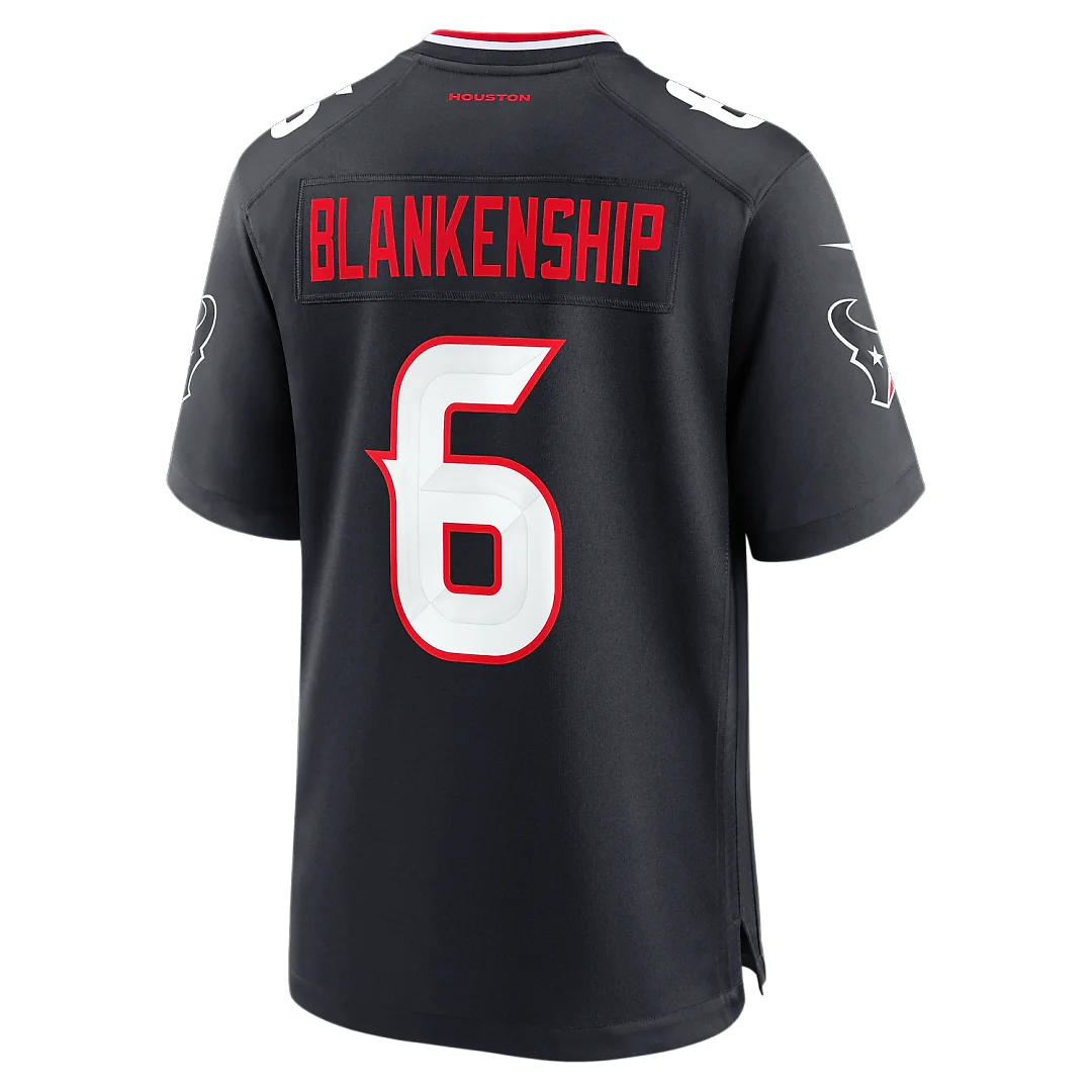 Zennovawear Reed Blankenship Houston Texans Team Game Jersey - Navy