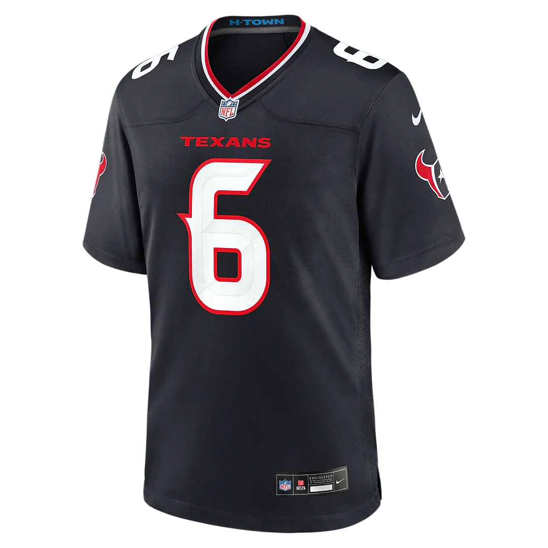 Zennovawear Reed Blankenship Houston Texans Team Game Jersey - Navy