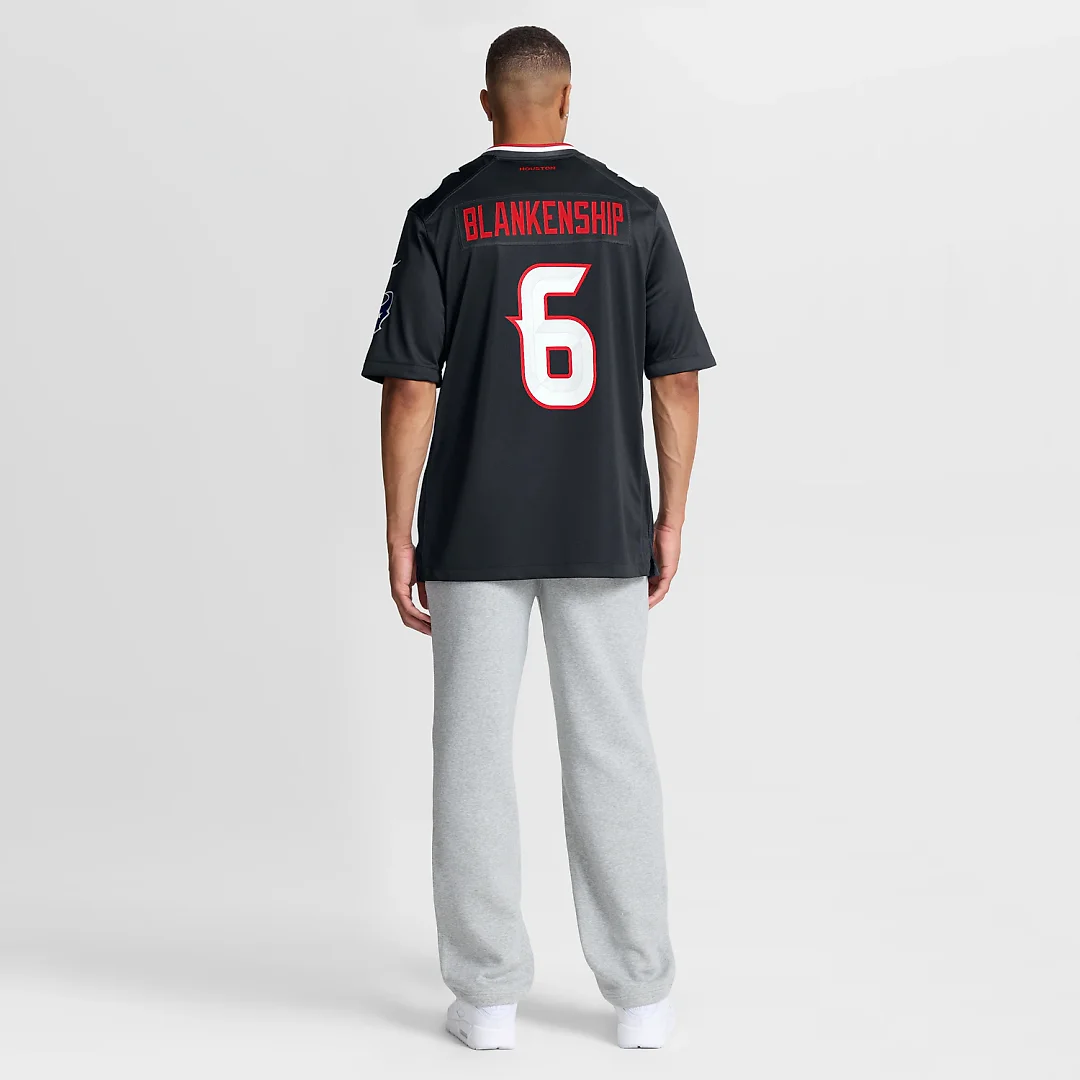 Zennovawear Reed Blankenship Houston Texans Team Game Jersey - Navy