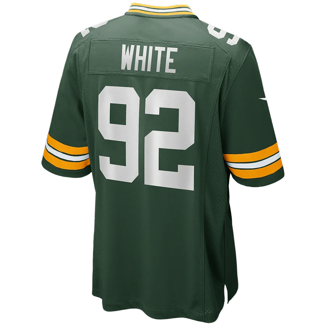 Zennovawear Reggie White Green Bay Packers Game Retired Player Jersey - Green