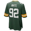 Zennovawear Reggie White Green Bay Packers Game Retired Player Jersey - Green
