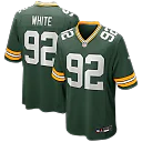 Zennovawear Reggie White Green Bay Packers Game Retired Player Jersey - Green
