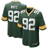 Zennovawear Reggie White Green Bay Packers Game Retired Player Jersey - Green