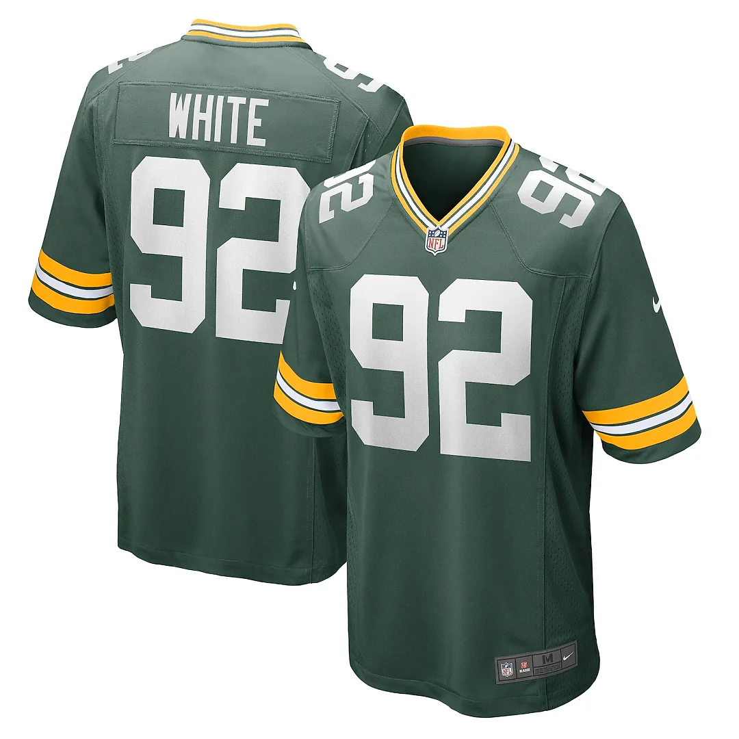 Zennovawear Reggie White Green Bay Packers Retired Player Game Jersey - Green