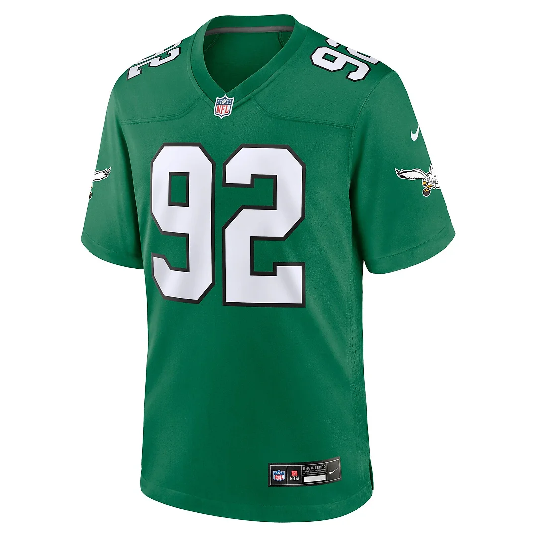 Zennovawear Reggie White Philadelphia Eagles Retired Player Alternate Game Jersey - Kelly Green