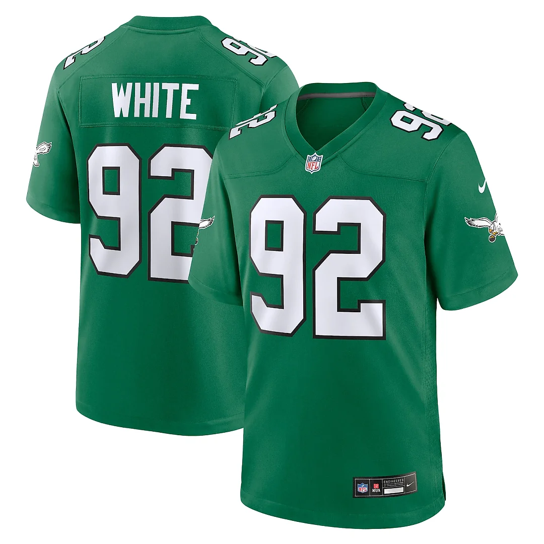Zennovawear Reggie White Philadelphia Eagles Retired Player Alternate Game Jersey - Kelly Green