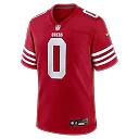 Zennovawear Renardo Green San Francisco 49ers Game Jersey - Scarlet