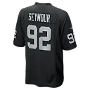 Zennovawear Richard Seymour Las Vegas Raiders Retired Player Game Jersey - Black