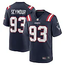 Zennovawear Richard Seymour New England Patriots Retired Player Game Jersey - Navy