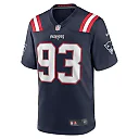Zennovawear Richard Seymour New England Patriots Retired Player Game Jersey - Navy