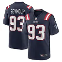 Zennovawear Richard Seymour New England Patriots Retired Player Game Jersey - Navy