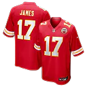 Zennovawear Richie James Kansas City Chiefs Game Jersey - Red