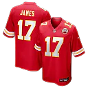 Zennovawear Richie James Kansas City Chiefs Game Jersey - Red