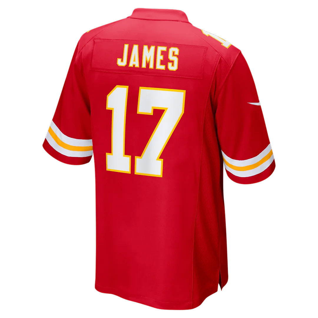 Zennovawear Richie James Kansas City Chiefs Game Jersey - Red