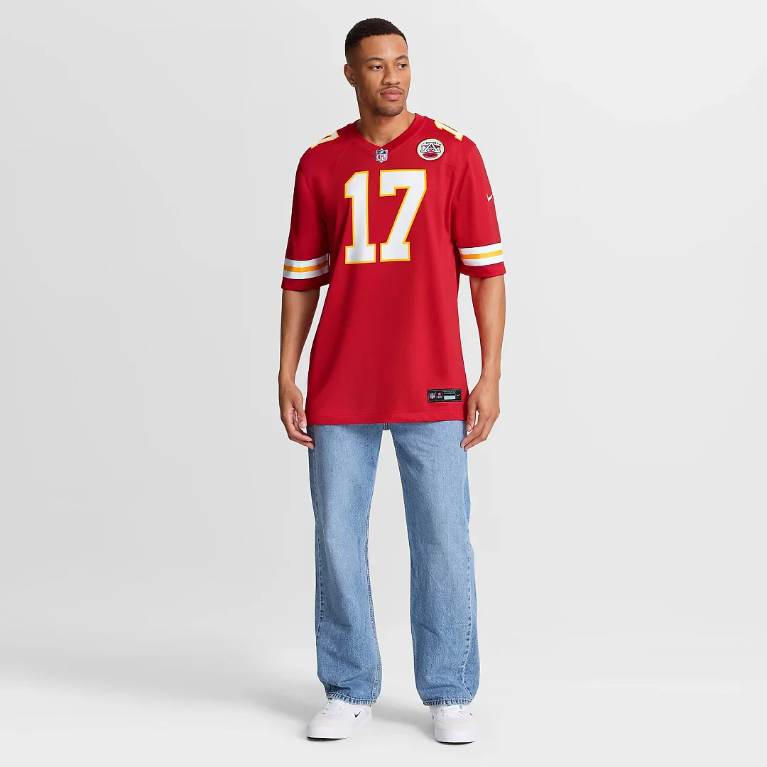 Zennovawear Richie James Kansas City Chiefs Game Jersey - Red